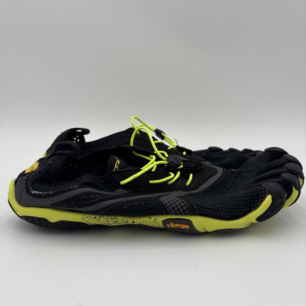 Vibram Fivefingers V-RUN Barefoot Shoes Men's Size 11-11.5 16M3101 Black Yellow